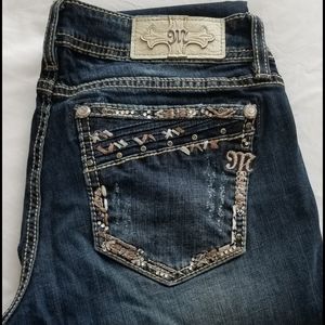 Miss Me Jean's "Signature Cuffed Straight" Size 30
